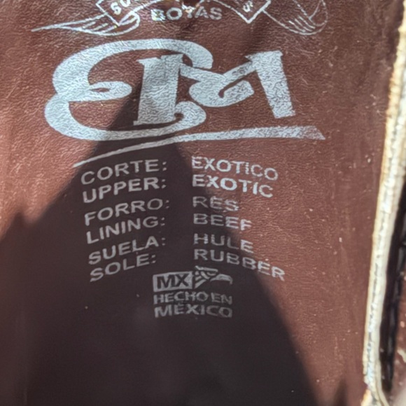 New Exotic Ostrich Cowboy Boots - Picture 6 of 7